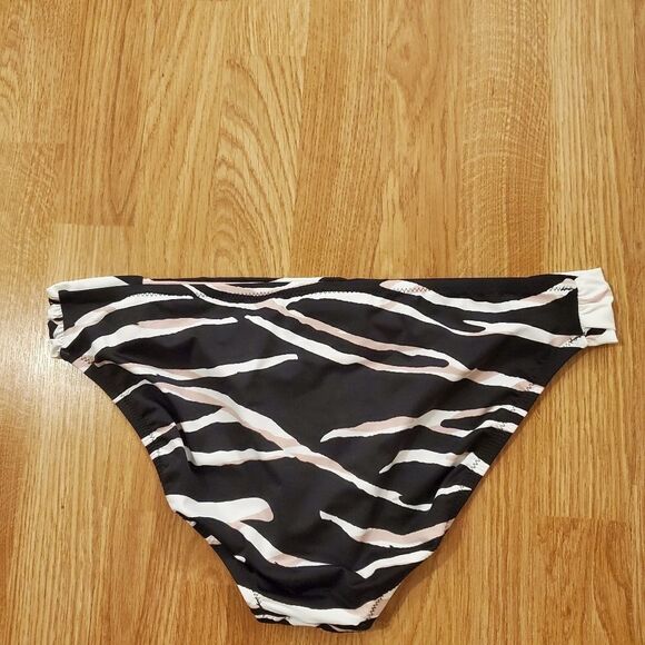 Bar III On the Hunt Zebra-Print Bikini Bottoms - Picture 7 of 11